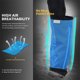 thumbnail image 2 of Yuarrent Paquete de 4 botas de malla de PVC para animales, protectores de piernas ajustables portátiles, mallas, accesorios de protección para Cuidado ecuestre y deportes, 2 of 6