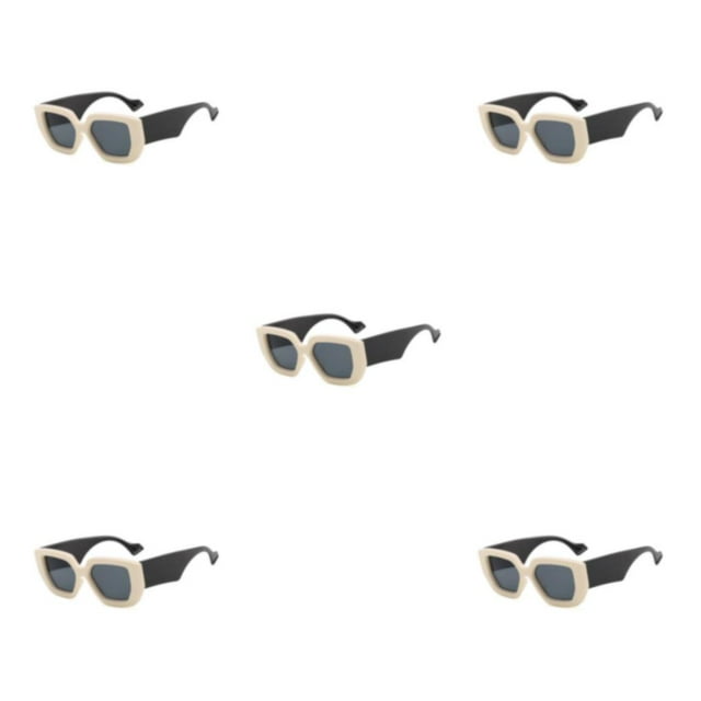 Guardoinrt Lunettes de Lecture Grande Monture Lunettes de Lecture Fournitures de Bureau Grand Design Carré Alliage Rue à la Mode Doux Cadeau Type 1 5Ensemble