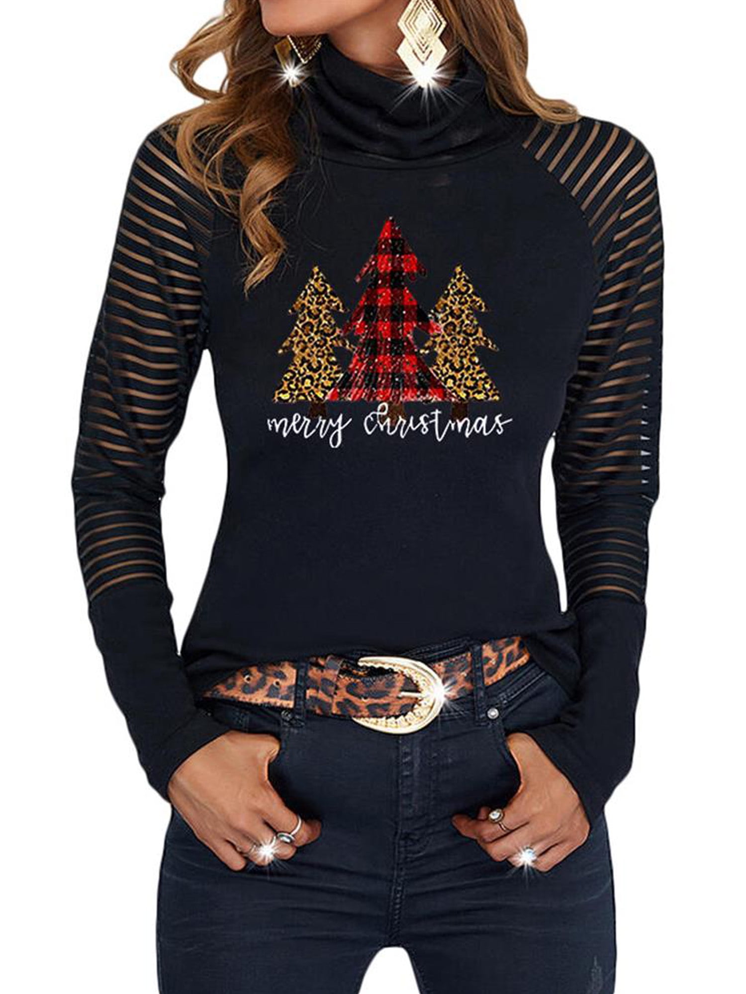 womens christmas turtleneck