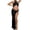 Black, variant on Elegant Maternity Bodycon Dress With V Neck Side Slit And Hollow Out Design For Photoshoot Casual Party Wear Engagement Dresses