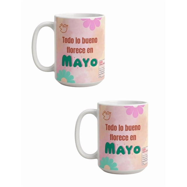 Duo de tazas de cerámica 445 ml Mayo TINK