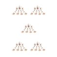 thumbnail image 3 of maskred Mini House Tableware Set Miniature Kitchen Ornament Interesting 1/12 Scale Scene Layout Dinnerware Kit Models Props Rose 5Set, 3 of 6