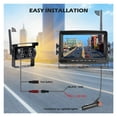 thumbnail image 4 of 7 Inch Wireless Car Monitor Truck Screen IR Night Vision Reverse Backup Wifi Camera Parking System Display For Car ,Easy to Operate, 4 of 7