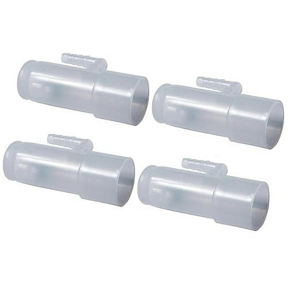 4 Pack Oxygen Adapter Enrichment Port Connector fits CPAP Tubing Hose Model 1642