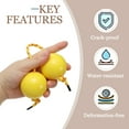 thumbnail image 4 of Uxcell Rhythm African Shaker Kashaka Shaker Ball Kashaka Hand Percussion Instruments with Yellow Rope, Fit for Wedding Yellow, 4 of 7