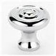 thumbnail image 2 of Traditional Round Knob, Polished Chrome, 0.75" H x 0.75" W x 0.38" D, 2 of 3