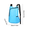 thumbnail image 3 of Mochila plegable, mochila ligera y plegable para senderismo, viajes, ciclismo, acampada, mochila portátil resistente al agua con almacenamiento, 3 of 5