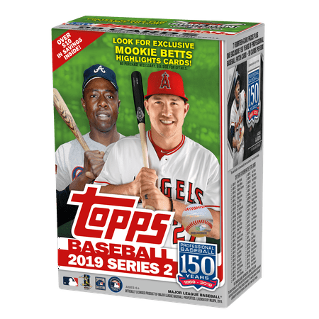 2019 Topps Series 2 Baseball Relic Box- Walmart Exclusive- Over 100 Topps Baseball Series 2 Trading Cards | Auto & Rookie Cards | Mookie Betts (Best Jtag Box 2019)
