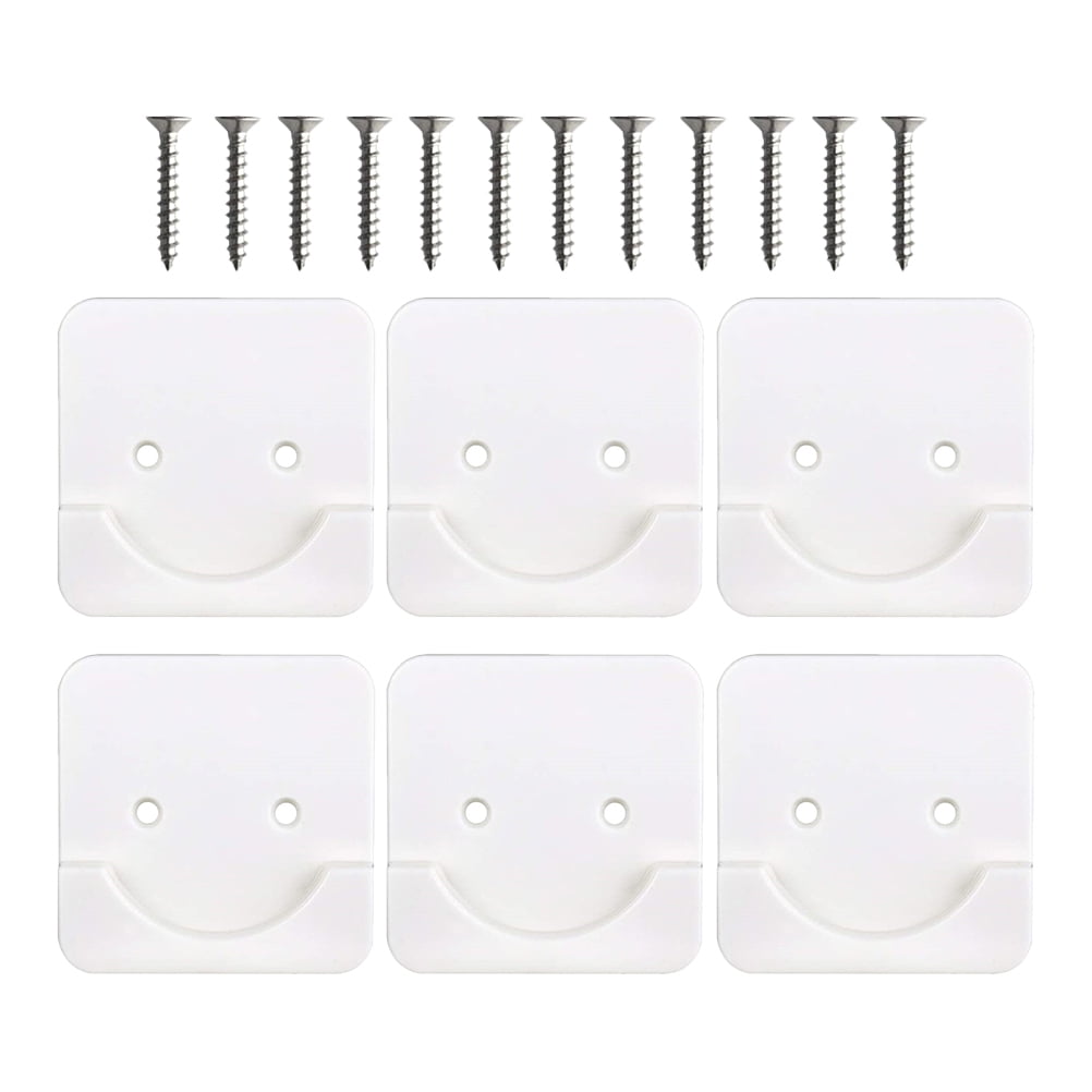 Rod Holder Shower Curtain Retainer Adhesive Wall Mount Tension Rods