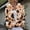 Beige, variant on Halloween Cardigan for Women Ghost Print Jack O Lantern Button Down Long Sleeve Open Front Knit Sweater Coat Spooky Season Fall Party Trendy Outfits, Orange,L