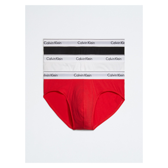 Calvin Klein NB2379933 Modern Cotton Stretch 3 Pack Hip Brief L