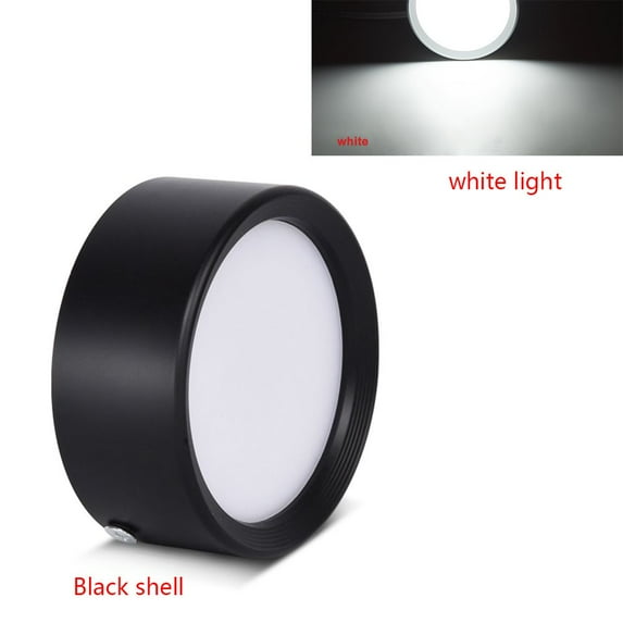 Decor Interior Ultra Thin Fixtures Lighting LED Spot Light Downlight Surface Mounted Ceiling Lamp WHITE BLACK SHELL