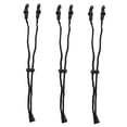 thumbnail image 4 of HORIALENCE 3PCS Elastic Cords for Masks Black Braided Rope Plastic for Adults Outdoor Activities, 4 of 8