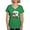 Irish Green, variant on CafePress - Cute Kawaii Cat T Shirt - Women's V-Neck Dark T-Shirt