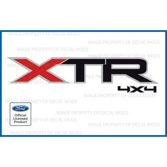 Decal Mods XTR 4x4 Decals Truck Stickers for Ford F150 (2004-2014) - F [set of 2]