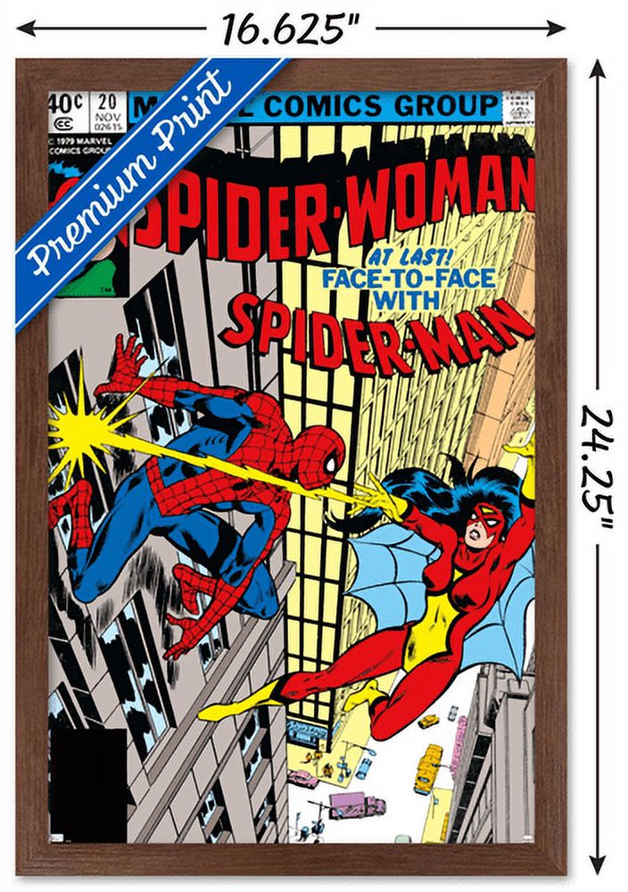 Marvel Comics - Spider-Man - Spider-Woman #20 Wall Poster, 14.725" x 22.375", Framed