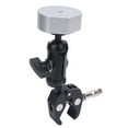 thumbnail image 1 of Satellite Clamp Bracket Adapter Set, Aluminum Alloy Adjustable Clamp Bracket Kit with 2 Pivot Mechanism, for Mini, RV Ladders, Rooftops, Boats, Aluminum Alloy, 1 of 7