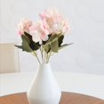 thumbnail image 3 of Ramo de flores florales de seda artificial Zhivalor Hortensias color Blanco/Rosa/Azul/Púrpura, 3 of 6