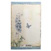Christian Art Gifts Scripture Journal The Lords Mercies Are New Every Morning Lamentations 3:22-23 Bible Verse Blue Floral Inspirational Notebook,128 Ruled Pages Flexcover 5.5” x 8.5”