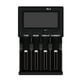 thumbnail image 1 of Cargador de Batería de 4 Ranuras, Carga Rápida de 3 A, Compatible con Pruebas de Capacidad de Batería para Baterías 18650, 26650 y 26500 AA y AAA., 1 of 9