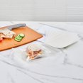 thumbnail image 4 of Bag Tek White Plastic Medium Sandwich and Snack Bag - Heat Sealable - 8 3/4" x 6 1/2" - 100 count box, 4 of 11