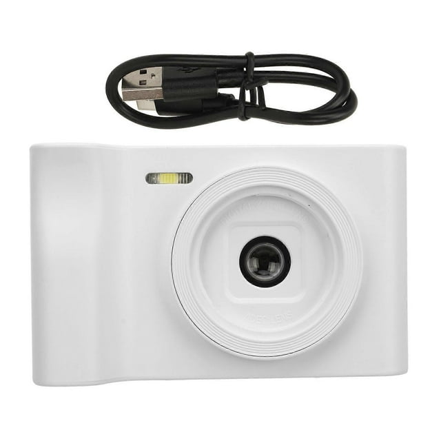 2.8in HD 1080P Digital Camera Video Camera with 8X Digital Zoom 20MP Vlogging Camera Small Portable Digital Video Camera White