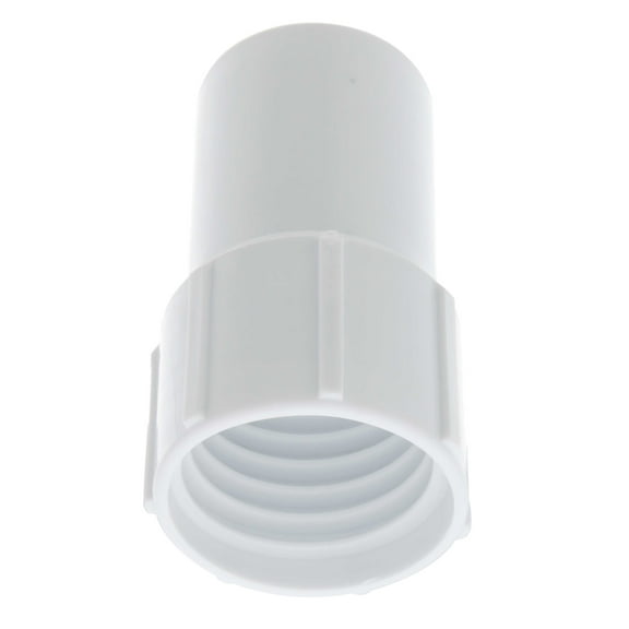 U.S. Pool Supply 1-1/2" Pool Hose Cuff, Swimming Pool Replacement Cuff for Spiral-Wound Vacuum Hoses - Threaded Cuff, Durable ABS Plastic, Repair Cracked Hose Ends - Connect Vacuum Head