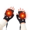 thumbnail image 1 of Usb Para Hombres Y Mujeres, Guantes Cálidos De Invierno Para Ordenador Portátil, Forrados Con Forro Polar, Guantes Sin Dedos Calefactables Con Medias Manos, Diseño Lavable Scienceny HA046555-01, 1 of 6