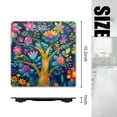 thumbnail image 2 of Bathroom Scale, Highly Accurate Digital Body Scale,Precisely Measures Weight up to 400 lbs-Colorful Tree Of Life With Flowers With Vibrant Leaves And Colors, 2 of 4