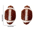 thumbnail image 3 of Daisyyozoid Ball Game Earrings Gifts For Girls Basketball Gift Alloy Rhinestone Earrings, 3 of 6