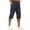Gray #040, variant on Below The Knee Shorts for Men Multi-Pockets Bermuda Cargo Shorts Baggy Casual Elastic Waist Hiking Pants, 5XL