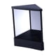 thumbnail image 4 of Espejo de maquillaje transparente con imagen no reversible, soporte para cosméticos negro, 4 of 9