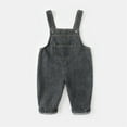 thumbnail image 3 of TOOYOU Boys Pants Children Toddler Kids Baby Cute Denim Overalls Suspender Pants Size 3-4 Years , Black, 3 of 3