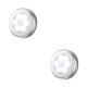 thumbnail image 2 of Toystoory Luz de decoración de dormitorio de luces nocturnas inalámbricas con sensor Concha redonda plateada luz blanca. 2Conjunto, 2 of 6