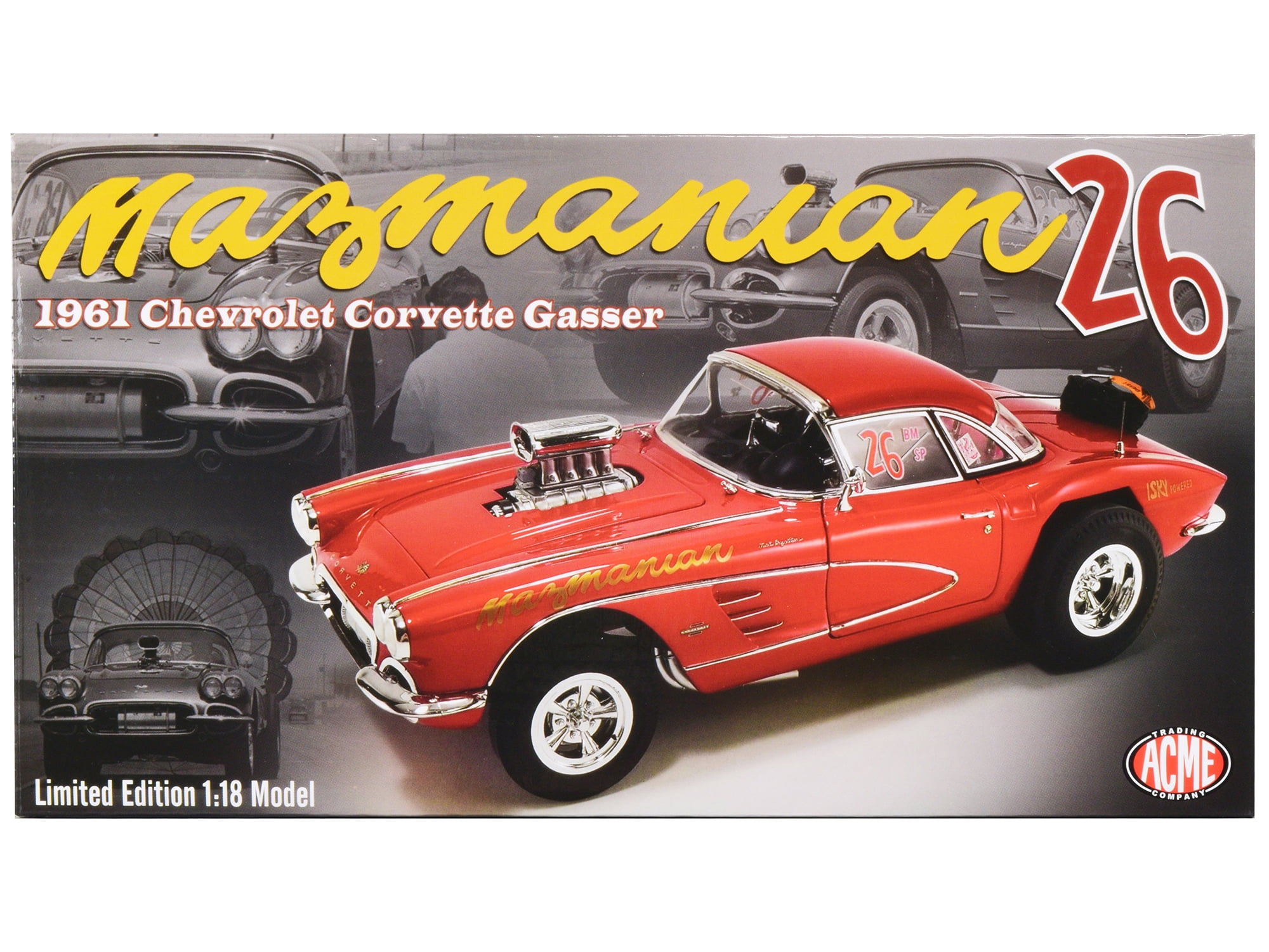 1961 Chevrolet Corvette Gasser #26 Red 