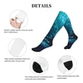 thumbnail image 5 of Lsque Futuristic Jet Ski Adventure Pattern Sport Compression Socks for Men & Women 15-20 mmHg Knee High Nurse Pregnant Running Medical and Travel Athletic, 5 of 6