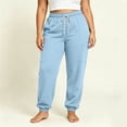 thumbnail image 5 of Bpyeka Women's Plus Size Sweatpants Drawstring Elastic Waist Cuffed Side Pockets Loose Fit Casual Long Pants L-5XL, 5 of 6