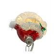 thumbnail image 5 of Kurt Adler Pre-lit Hanging Glass Ornament, Warm White LED's, Santa Head, 5 of 8