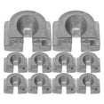 thumbnail image 3 of RENACLIPY 10Pcs Aluminium Alloy Trimmer Line Eyelet Sleeves Easy Install Universal Fit for Lawn Mower Fittings, 3 of 5