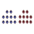 thumbnail image 1 of 20 botones planos para manualidades, adornos decorativos Azul oscuro, 1 of 9