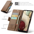 thumbnail image 3 of CaseMe Leather For Samsung Galaxy A12 5G Wallet Case with RFID Blocking, For Samsung Galaxy A12 Case Wallet for Women Men Card Holder Magnetic Clasp Kickstand Folio Case for Samsung Galaxy A12 5G, 3 of 11