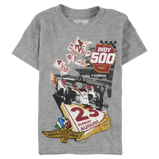 Camiseta gráfica INDY 500 Boys August Calendar, gris, S