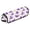 Purple Cat Pattern, variant on Hair Tools Storage with Heat Resistant Mat- Black and White Pattern Printed Curling Iron Travel Bag/Flat Iron Case for Women