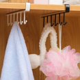 thumbnail image 3 of Stents Crochet Multifonctionnel Rangement Rack Fer Garde-Robe Finition Noir Blanc Protection Anti-Affaissement Racks, 3 of 18