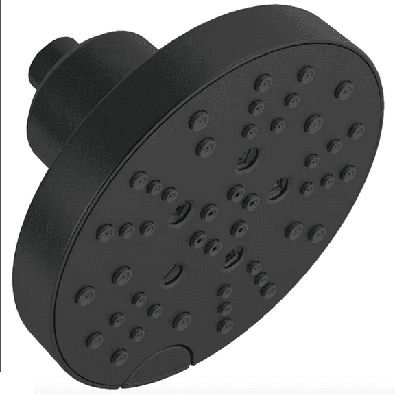 Delta 75568BL Contemporary H2O Kinetic 5 Spray Shower Head Matte Black