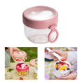 thumbnail image 1 of Contenedor de durante la noche Macarena tón de Yogurt hermético reutilizable 600ml rosa, 1 of 8