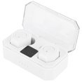 thumbnail image 2 of Auriculares blancos para un audio de conducción nítido Auriculares inalámbricos binaurales Bluetooth, 2 of 8