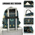 thumbnail image 3 of FORMRS Mini Backpack Purse for Women Travel Daypack Casual Shoulder Bag, Green Dragon Flowers, 3 of 7