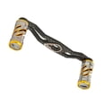 thumbnail image 1 of Maoww Métal Baitcasting Bobine Poignée Portative Amovible Double Roulements Modifié Remplacer Poignées Extérieur Sport Pêche Bouton Accessoires Rouge + Or Gris + Or, 1 of 6