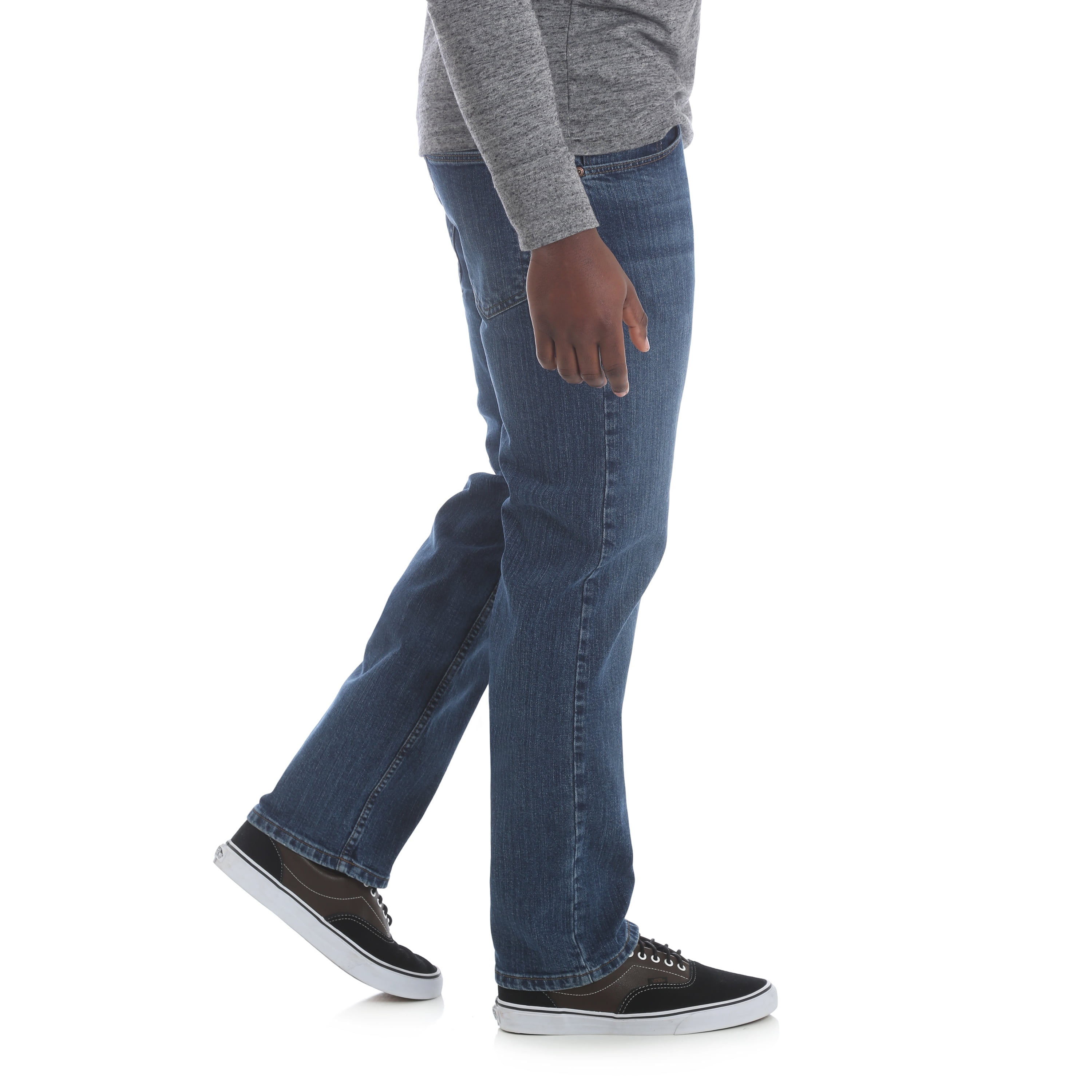 wrangler men's flex straight fit jean